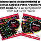 Melissa & Doug Wooden 6-Vehicle And 9-Traffic Signs Play Set & 1 Scratch Art Mini-Pad Bundle (03177)