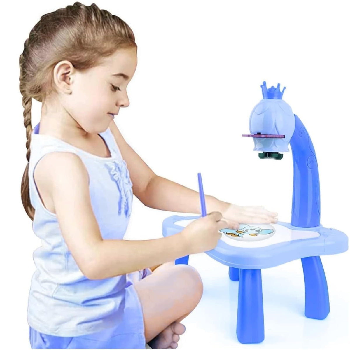 Euphoria Toys Kids Drawing Projector Table, Tracing with Music, Toddlers Doodle Board Projection Drawing Board for Kids, Sketche