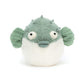 Jellycat Pacey Pufferfish Stuffed Animal, 7 Inches | Ocean & Sea Plush Toy | Classic Children'S Gift