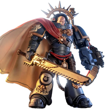 Beerise Joytoy 1/18 Action Figures - Warhammer 40,000 Ultramarines Captain In Gravis Armour - 5,Classic Character,Collectible,Ag