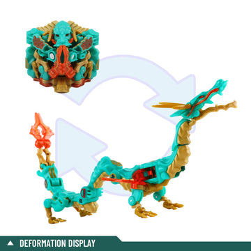 52Toys Megabox Chinese Dragon Deformation Toys Action Figure, Converting Toys In Mecha And Cube, Perfect Birthday Party Gift For
