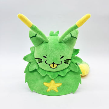 Shopular Gnarpy Regretavator Plushie Green Alien Cat Gnarpy Plush Toy Furry Stuffed Plushies Doll Figure Game Cosplay Cute Kids Fans Gift 9.1'