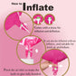 Suwen 40 Inch Large Hot Pink 24 Number Balloons Big Foil Helium Number Balloons 0-9 Jumbo Happy 24Th Mylar Birthday Party Decora