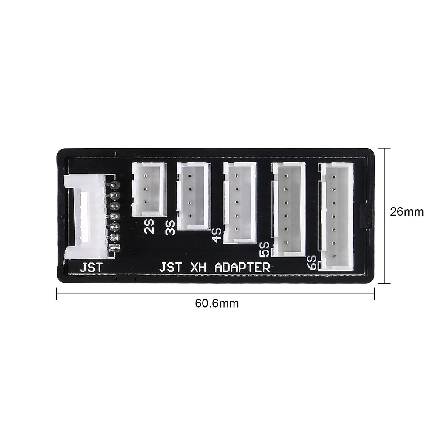 QCCAN 4PCS JST-XH 2-6S Lipo Battery Charge Balance Board Expansion Board Adapter Converter for JST-XH Connector Balance Board