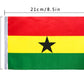 Kind Girl Ghana Flag Ghanaian Flag,100Feet/76Pcs National Country World Pennant Flags Banner,Party Decorations Supplies For Olym