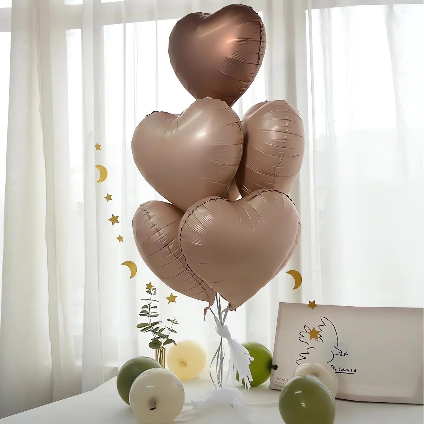 Retro Love Heart Shaped Balloons Pack Of 12,18 Inch Love Valentine Balloons Heart Romantic Balloons For Valentines Day Propose M