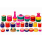 Nimavriksha Wooden Kitchen Set For Kids 32 Pcs | Pretend Play Cooking Toy Set | Choppu Samaan For Kids | Montessori Role Play Ki