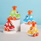 ALASOU Animal Car Baby Toys for 1-2 Year Old Boys, Multi-color, ABS Material, Perfect First Birthday Gift for Toddlers
