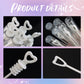 Faxco 50 Pcs Bubble Wand, White Heart Bubble Stick Tube, Wedding Bubbles Toy, Party Favors For Anniversaries, Valentine'S Day, Festival Gift(No Bubble Liquid)