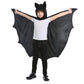 Superhero Dress Up Costumes Cosplay Bat Cape With Hat For Kids Boys Girls Halloween Superhero Theme Party Favors Color Black 6-9 Years Old