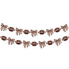 TaoBary 2 Pack Football Garland Decorations - Football Banner Hanging Decorations Decor for Sport Themed Birthday Party Bowl Gam