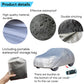 Large Kids Ride-On Toy Car Cover, Outdoor Wrapper Resistant Protection For Electric Battery Powered Children Wheels Toy Vehicles-Universal Fit, Water Resistant, Uv Rain Snow Protection (Silver)