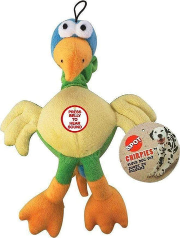 Spot Assorted Chirpies Plush Chirpies Dog Toy