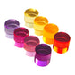 Jazzy Pearls 8Pcs Rainbow Building Blocks Set Training Rainbow Building Acrylic Cylinders 2.5Cm|Toys & Hobbies | Educational | O