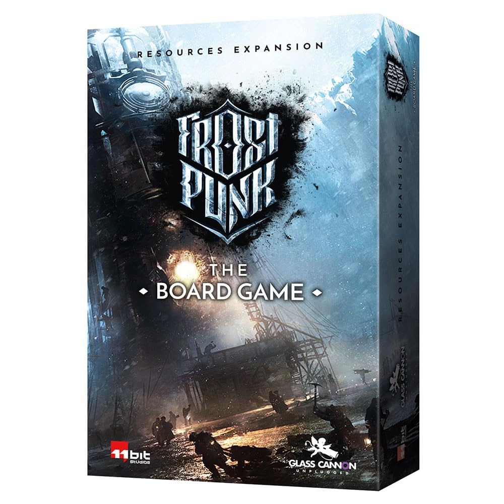 Rebel Studio Frostpunk The Board Game Resources Expansion - 98 Plastic Miniatures, Deluxe Component Upgrade For Enhanced Gameplay Aesthetics! Ages 16+, 1-4 Players, 120-150 Minute Playtime