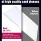 Top Loader For Cards 720 Ct, 35 Pt Premium 360 Top Loader And 360 Clear Soft Sleeves, Thick Hard Plastic Card Sleeves, 3' X 4' Trading Cards Protector For Game Cards, Sports Cards, Trading Cards
