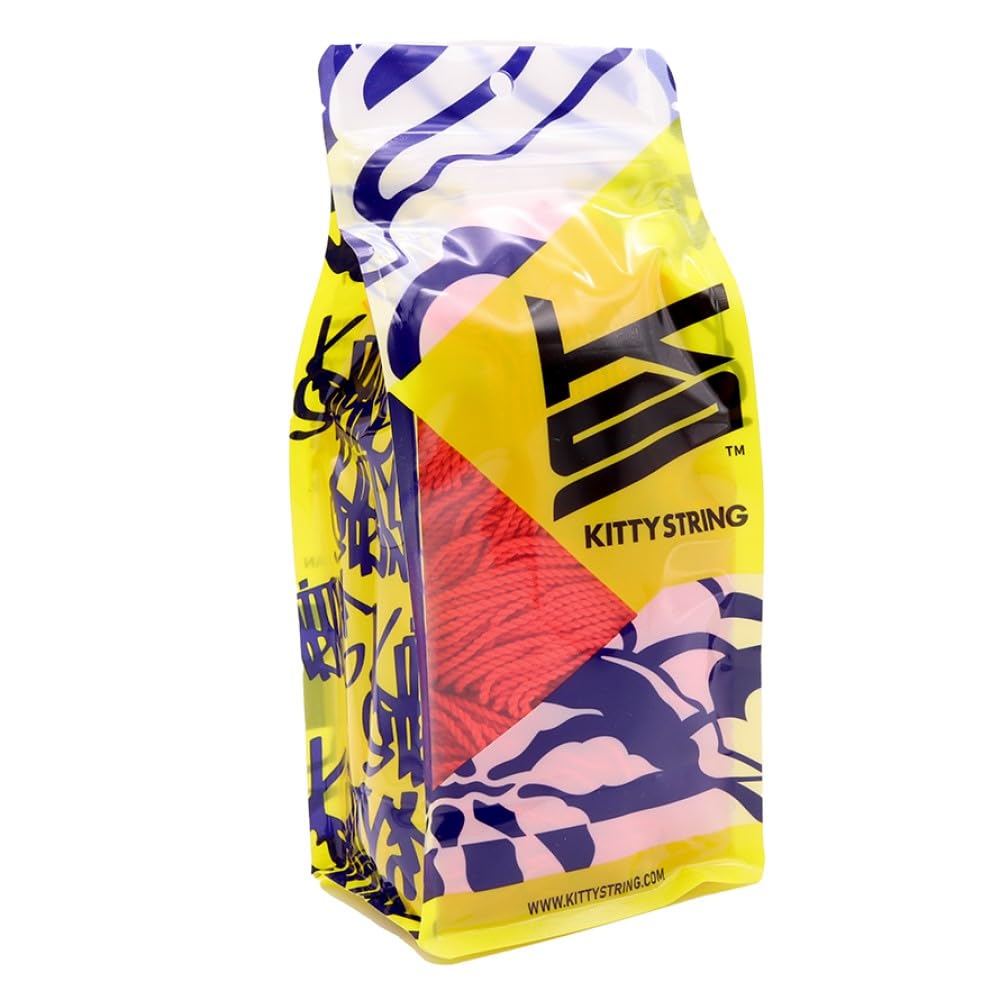 Kitty String First Class 100 Pack Yo-Yo String - Fat YoYo String (Hot Pink)