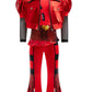 Coolproud Rise Of Red Costume For Girls Includes Jacket Skirt Pants 3-Piece Set 5-14Y
