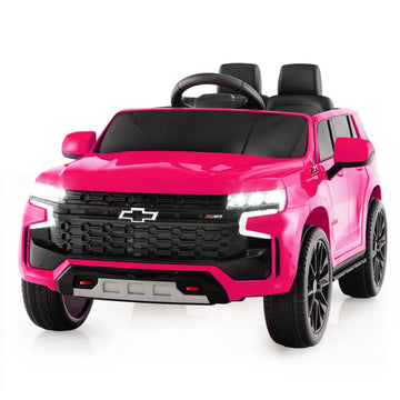 Costzon Ride On Car, 12V Licensed Chevrolet Tahoe Battery Powered Electric Vehicle W/ 2.4G Remote Control, High/Low Speed, Music