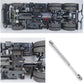 RC-Hub 1Pcs RC Driveshafts Metal Drive Shaft 45-50/47-57/55-67/60-80mm for 1:14 Tamiya Trailer Tractor Truck RC Crawler Car (120