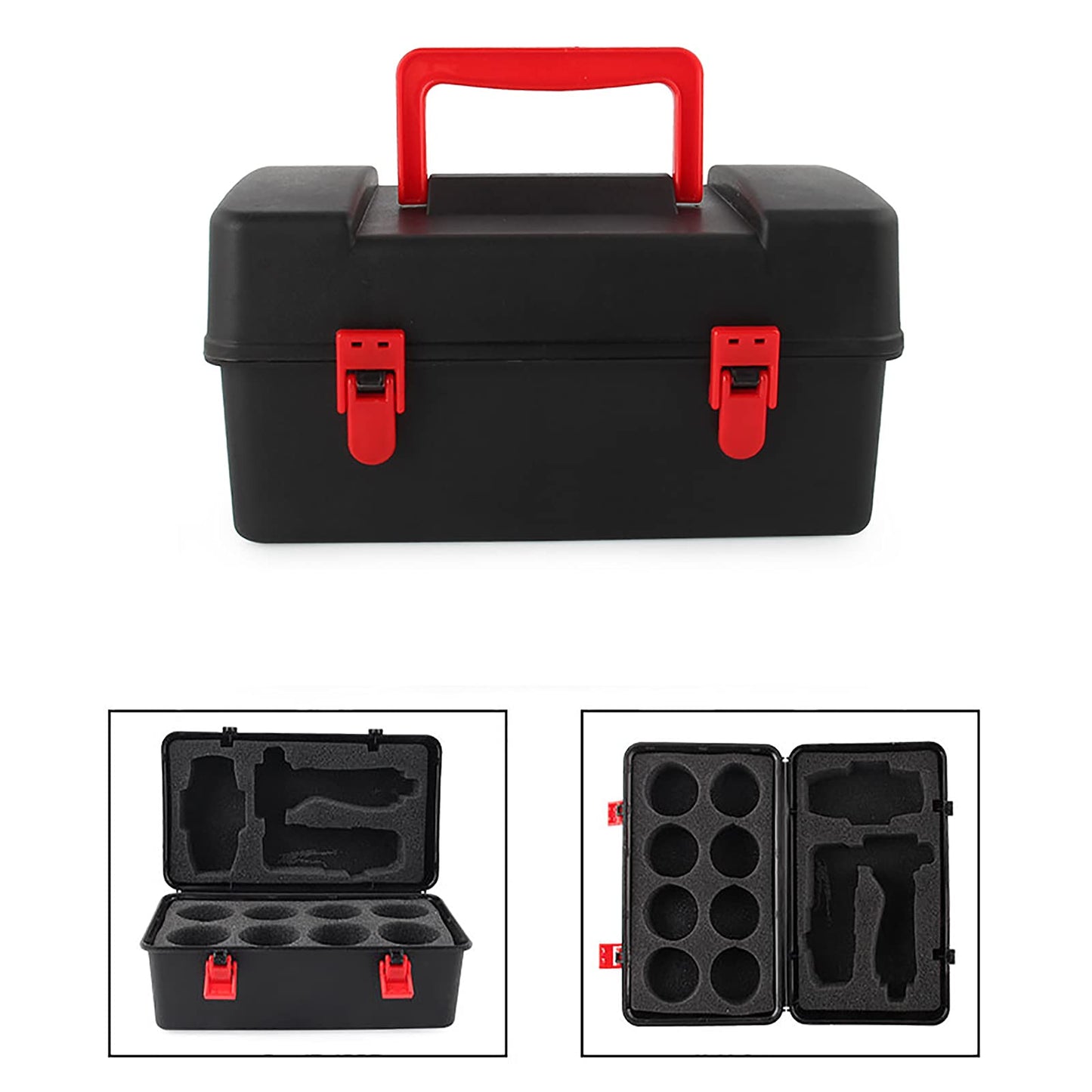 3T6B Bey Battling Top Storage Case, 12 Pcs Burst Tops Storage Case Spinning Top And Launcher Set Storage Box For Children