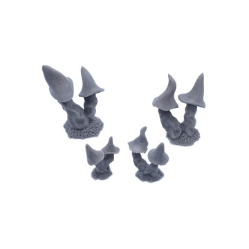 Endertoys Mystic Mushrooms, 3D Printed Tabletop Rpg Scenery And Wargame Terrain For 28Mm Miniatures