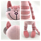 Mr Vivicare 13'' Pink Huggable Standing Cat Stuffed Animals Plush Toy,Stuffed Cat Plush Toys For Girls,Cat Toys For Kids,Great G