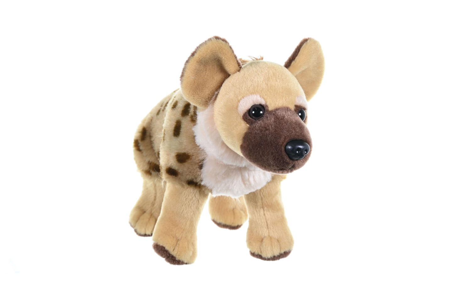 WILD REPUBLIC Hyena Plush Stuffed Animal Toy, 12" Multicolor Cuddlekins, Soft Plush Material