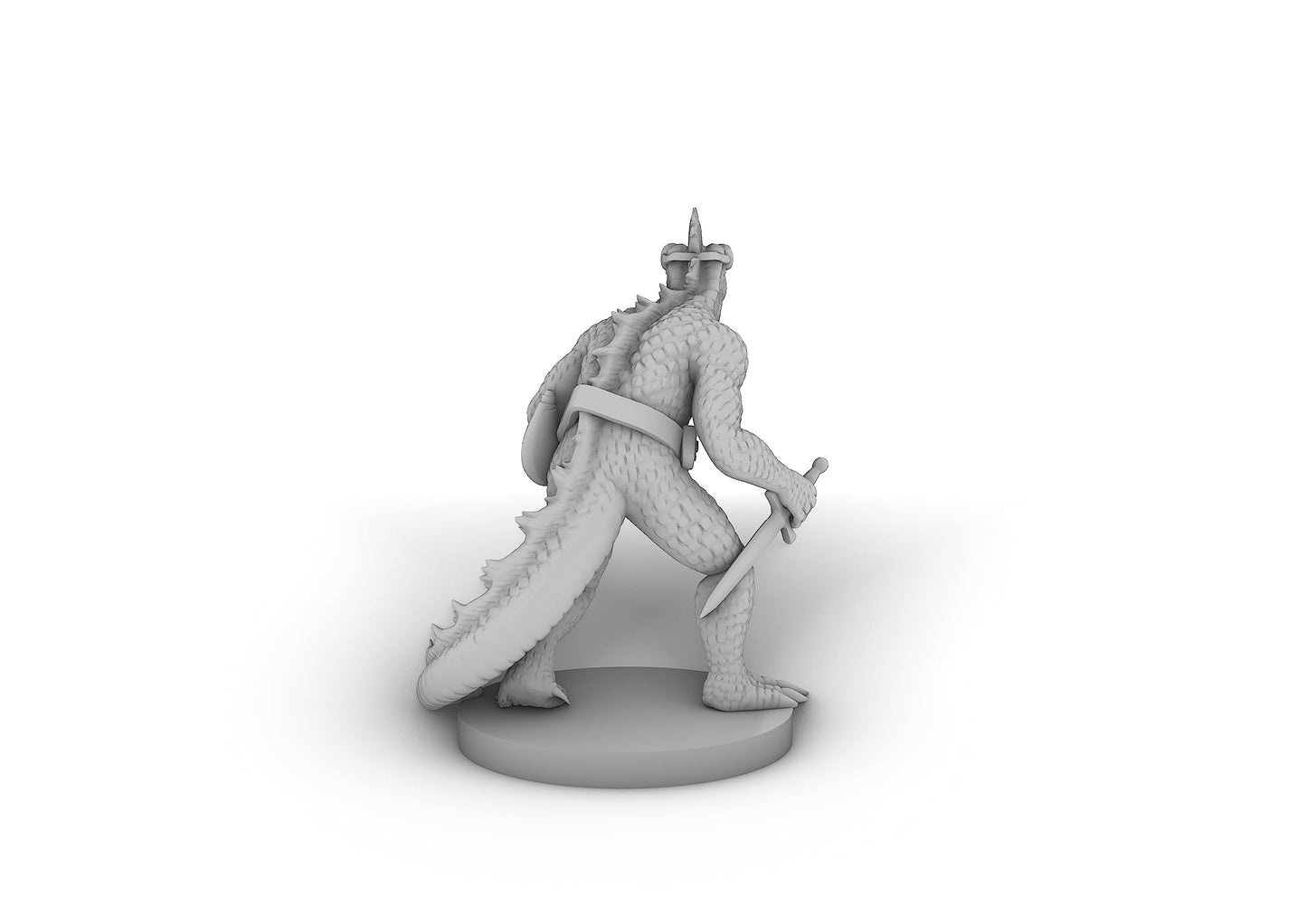 Lizardfolk Rogue Tabletop Dnd Gaming Miniature