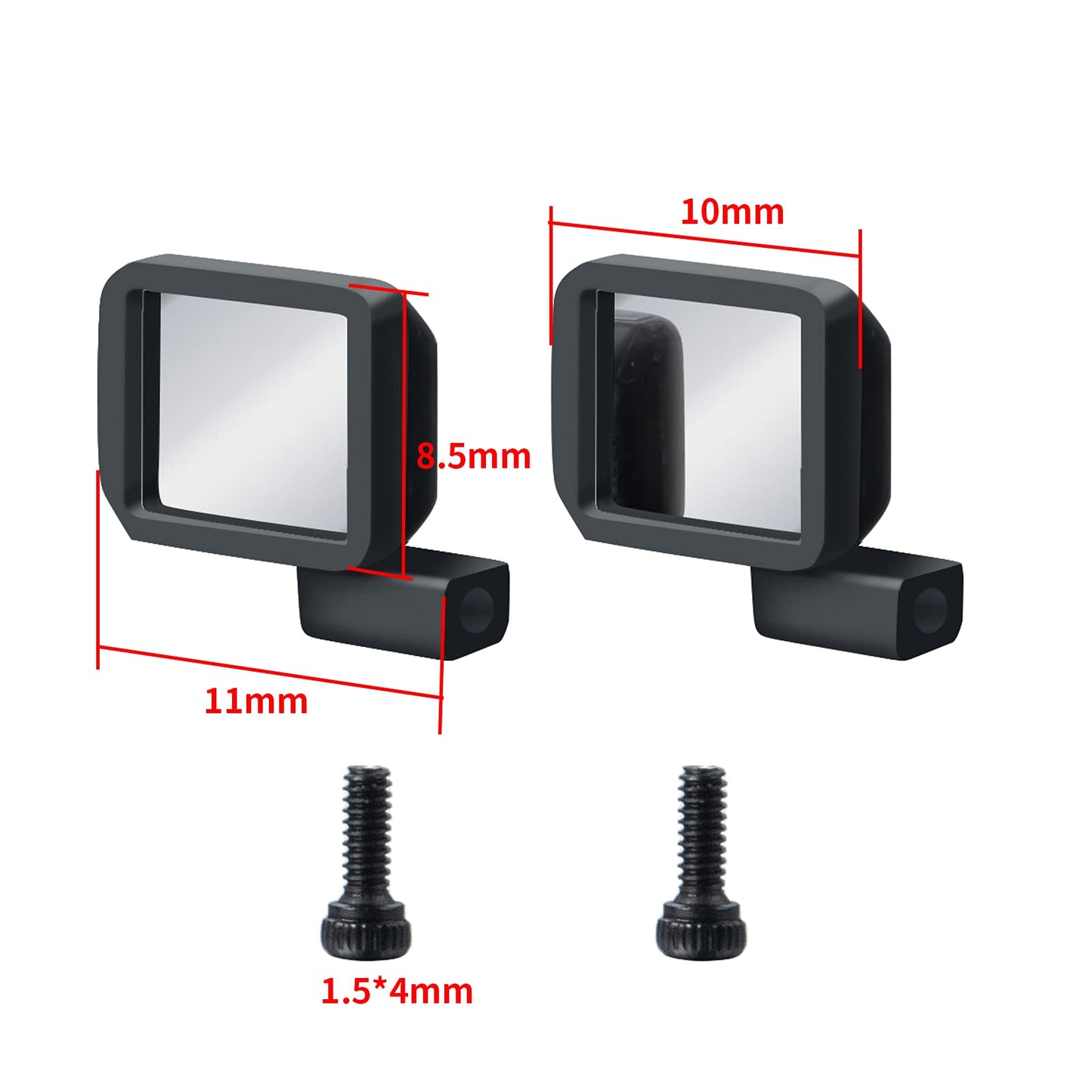 RC-Hub 1Pair Simulation Rearview Mirror for 1/24 Axial SCX24 AXI00002 RC Crawler Car