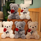 Shafish 13.7In Cute Plush Teddy Bear Stuffed Animal Teddy Bear Plush Doll Toy Gift For Children, Decoration For Party (White, 35