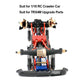 2PCS Brass Diff Cover Front and Rear Axle Diff Cover for 1/18 RC Crawler Car TRX4M Upgrade Parts