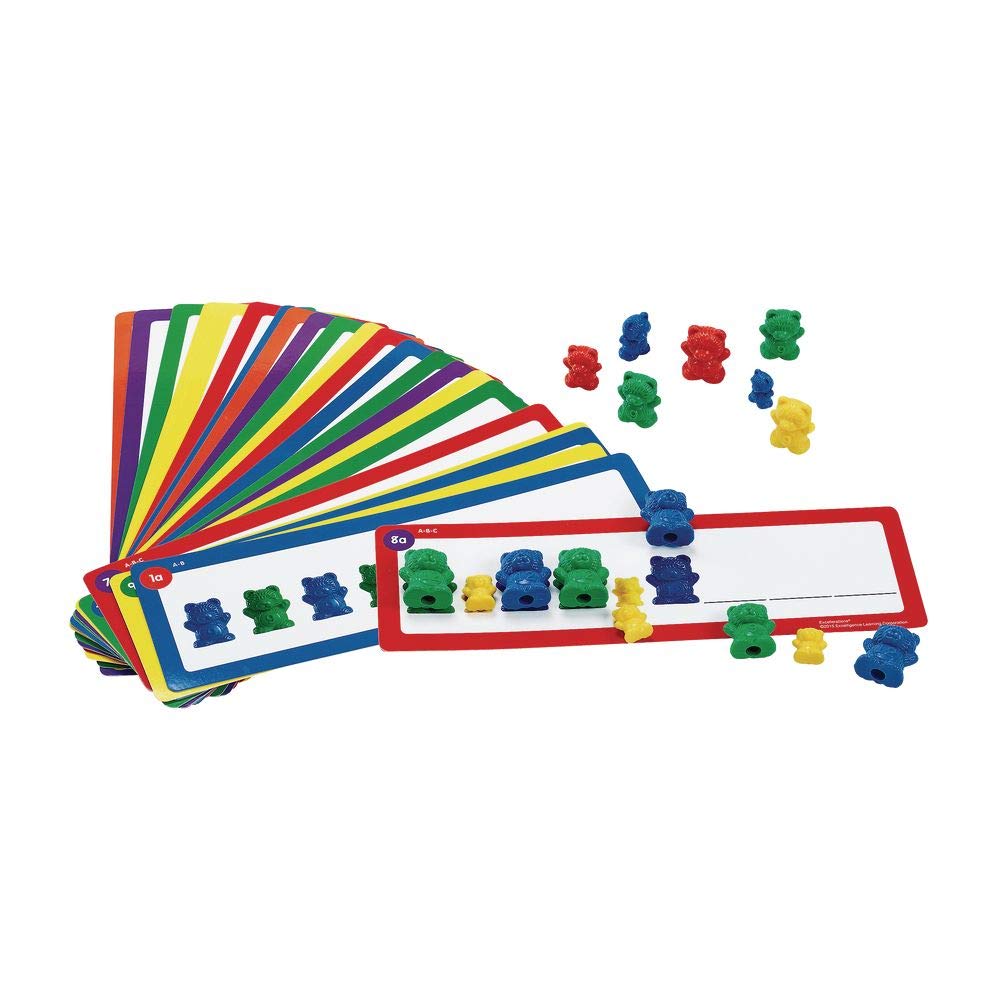 Excellerations Counting Bear Pattern Cards - Set Of 25 (Item # Bearpat)