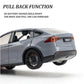 1/24 Model X Toy Car for Boys, Zinc Alloy Diecast Metal Model X Model Car Pull Back Car Toy Vehicles with Sound and Music, Suita