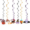 JUSTDOLIFE 6PCS Hanging Swirl Cartoon Assorted Fashion Paper Swirl Party Swirl for Halloween Decor