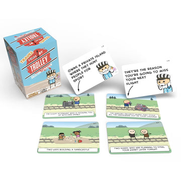 Skybound Entertainment Trial By Trolley: Vacation Expansion - Skybound, Party Game Of Moral Dilemmas & Trolley Murder, Ages 14+, 3-13 Players,