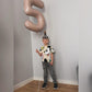 Light Brown 5 Balloon, Tan Number Balloons 40 Inch, Beige 5Th Birthday Balloon Decorations, Light Brown Party Supplies, 5 Number