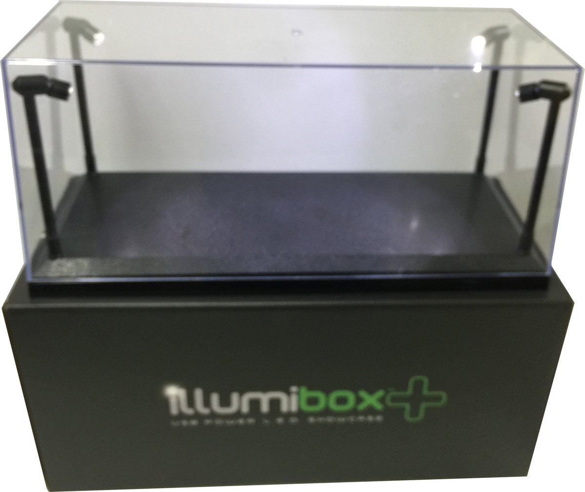 Illumibox Mj14001 Showcase 1: 18 X+ Usb Powered Led Black Base Display, Clear