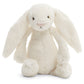 Jellycat Bashful Cream Bunny Stuffed Animal, Small, 7 Inches