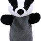 The Puppet Pc004601 Eco Animal Buddies Badger - Hand Puppet