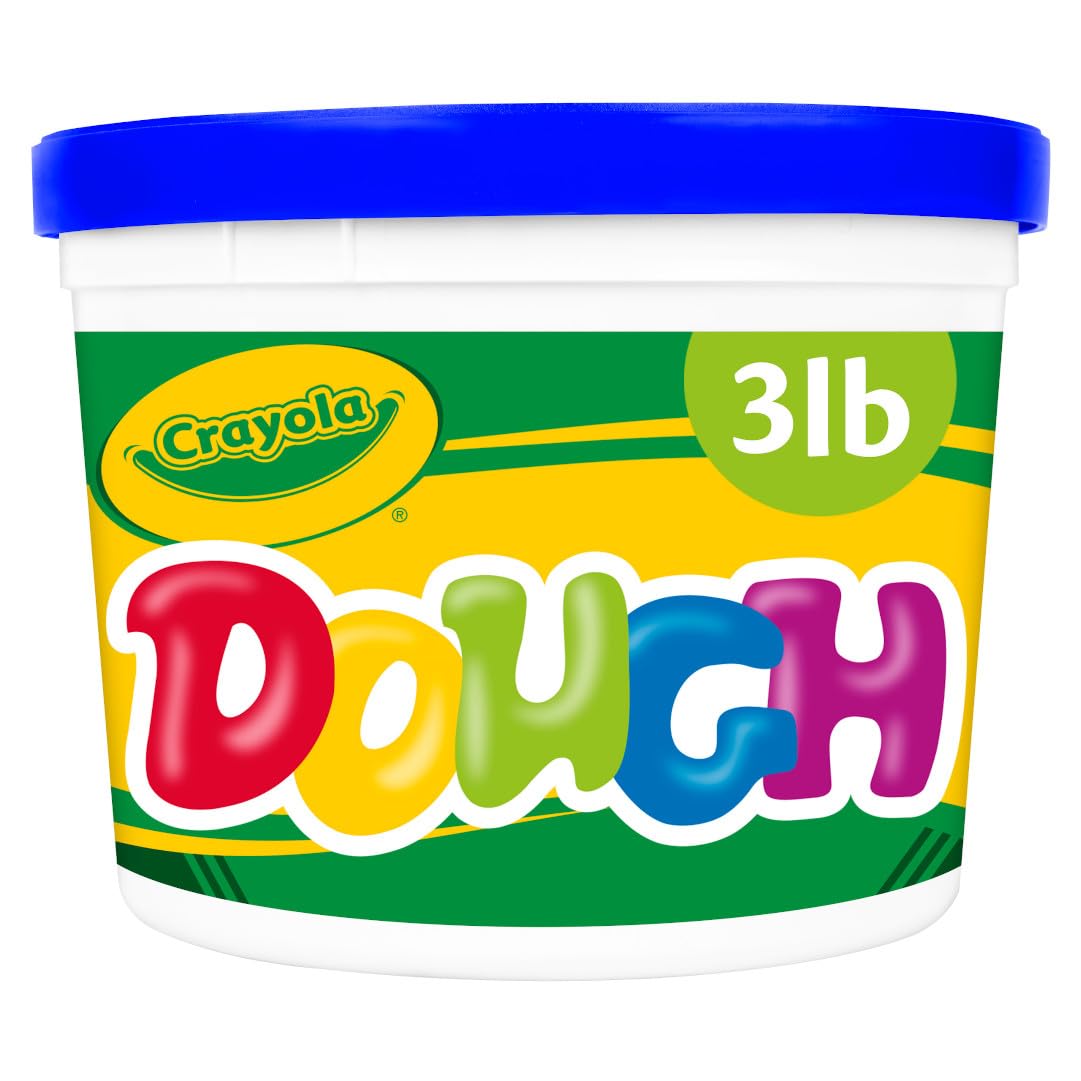 Crayola Modeling Dough, Blue, Bulk Classroom & Art Supplies For Kids, 3Lb, Resealable Bucket
