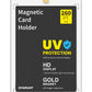 Hyaruat 260Pt Magnetic Card Holders For Thick Trading Cards - Clear One Touch Hard Case With Gold Magnet, Uv Protection, Fits Ba