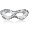 Silver Super Hero Fabric Eye Mask - 2.87'' x 8.25'' - Durable, Comfortable & Perfect Fit - Ideal for Parties, Cosplay & More