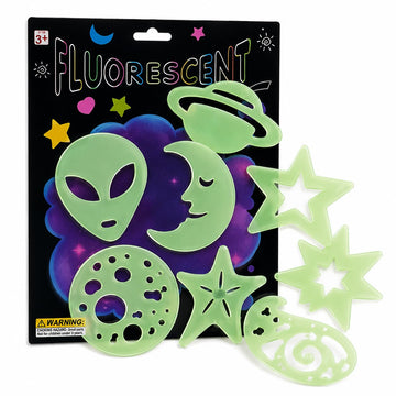 MONKEYTAIL Birthday Return Gift for Kids Glow in Dark Stickers, Set of 10