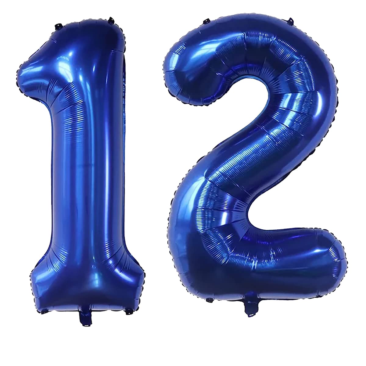 40Inch Navy Blue Number 12 Balloons Balloon 12 Numbers Self-Sealing For Birthday Party Decorations And Anniversary Party Decor (