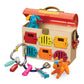 B. toys- Critter Clinic- Pretend Play Toy Vet Set For Toddlers, Kids - Pet Care Set- Vet Clinic - 2 Years +