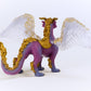 Schleich Nightsky Dragon Figurine - 7" Moveable Wings, Purple Wyvern - PVC Toy for Ages 5+ | Model 70762