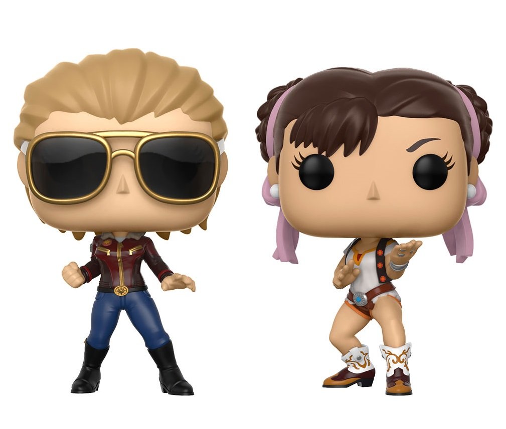 Funko POP! Marvel Vs Capcom Captain Marvel & Chun-Li Collectible Figure, 3.75" Vinyl, Brown/a, Model 22767