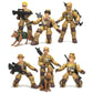 Baimiby Army Men Action Figures 6 Pack Army Toy Soldiers for Boys Age 3+ Military Playset Action Figure with 2 Dogs and  Army Toy Set Birthday Gift for Toddler Boy 6-8