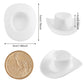 40 Pieces Mini Cowboy Cowgirl Hat Plastic Mini Western Miniature Cute Doll Hat Party Small Toy Doll Party Accessories For Crafts Pretend Play Dollhouse Decorations(Black)(White)